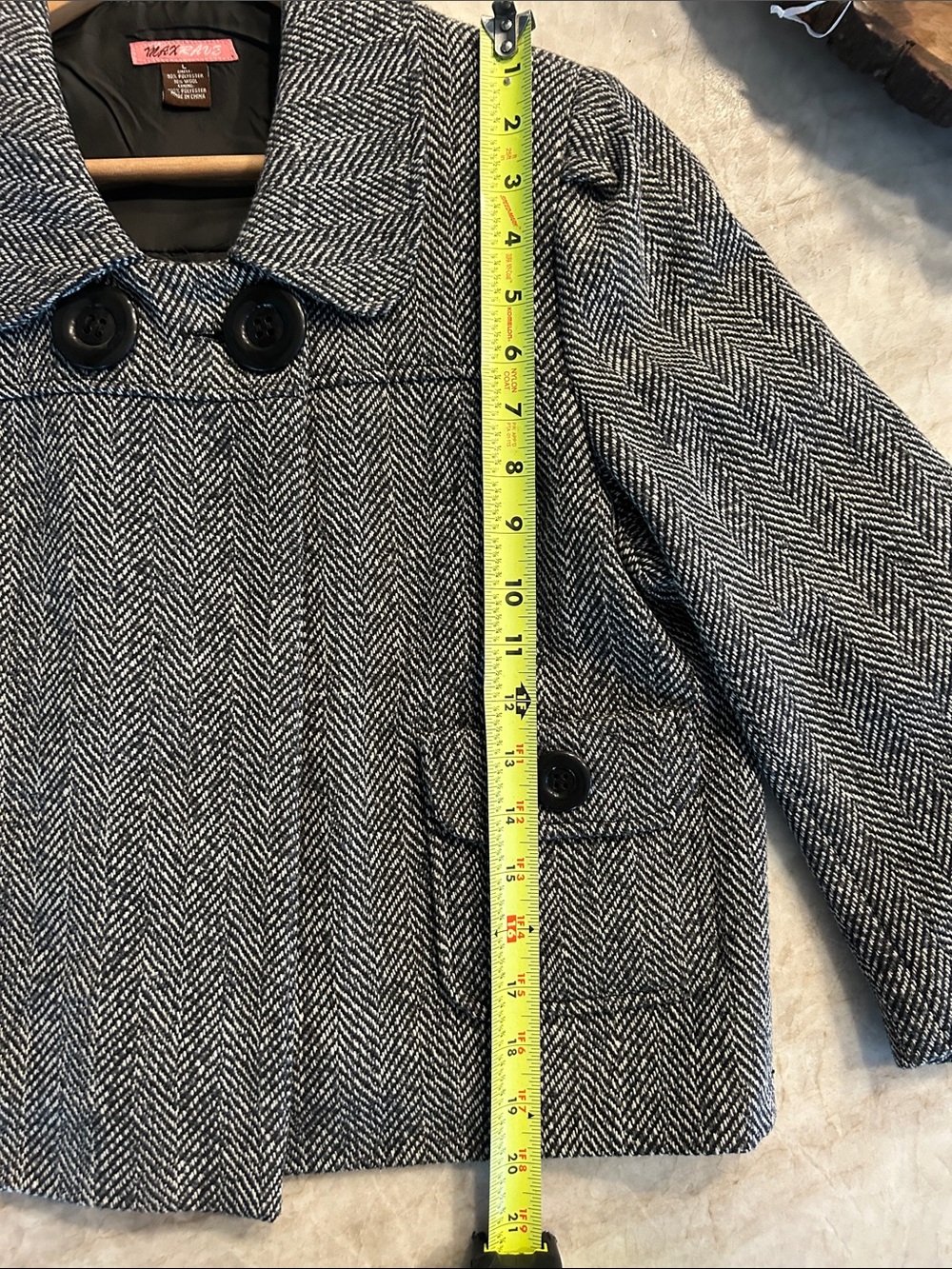 Jacket with 3/4 sleeves - Picture 6 of 9